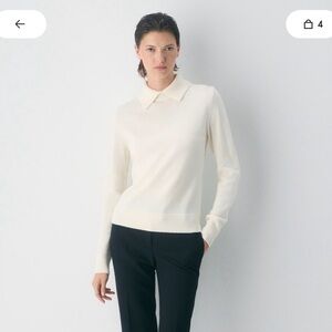 Aritzia Babaton Merino wool sweater with collar